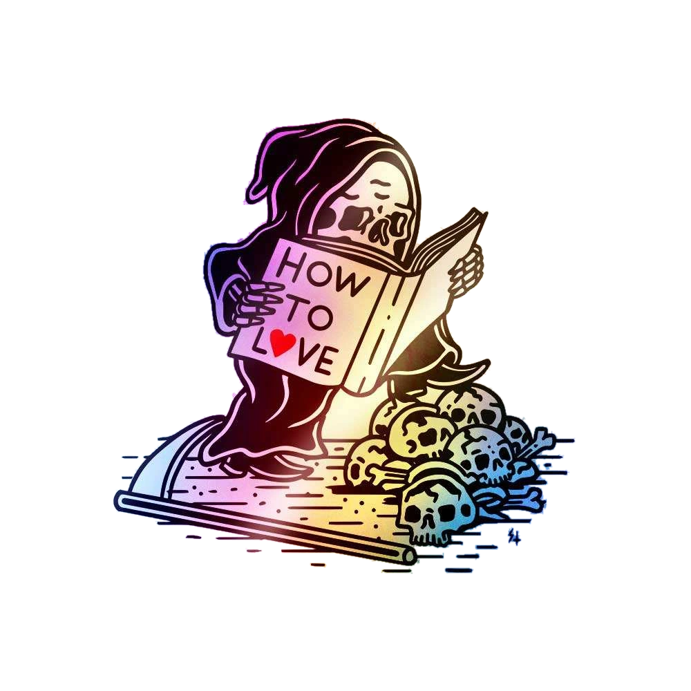How To Love Holographic Sticker